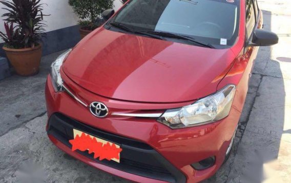Red Toyota Vios 2016 for sale in Manual