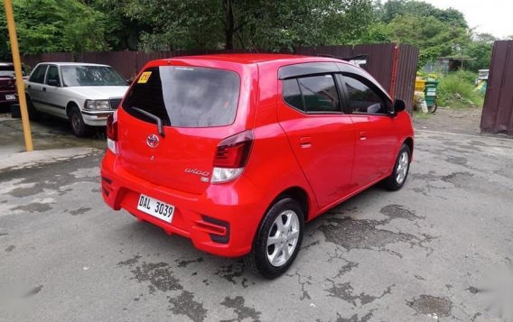 Red Toyota Wigo 2019 for sale in Manual-1