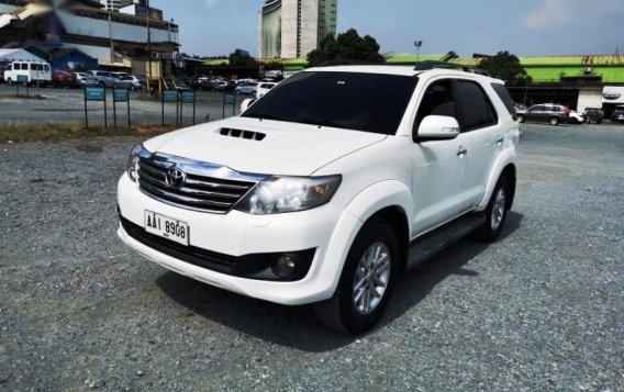 White Toyota Fortuner 2014 for sale in Automatic