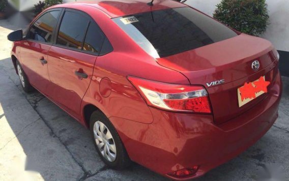 Red Toyota Vios 2016 for sale in Manual-1