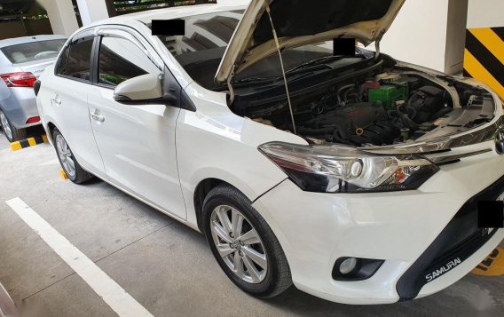 Pearl White Toyota Vios 2015 for sale in Automatic-1