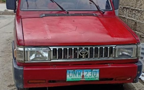 Red Toyota tamaraw 1996 for sale in Manual