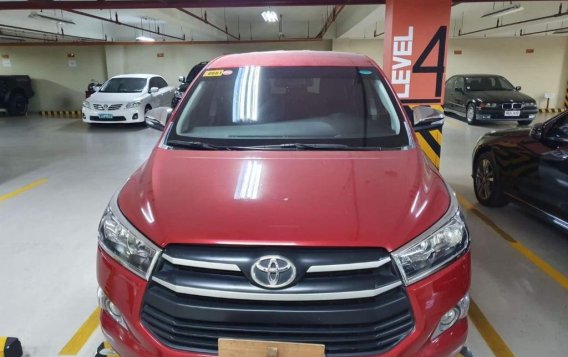 Red Toyota Innova 2017 for sale in Automatic