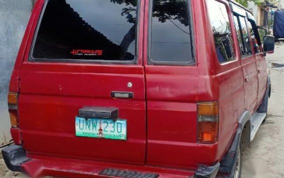 Red Toyota tamaraw 1996 for sale in Manual-2