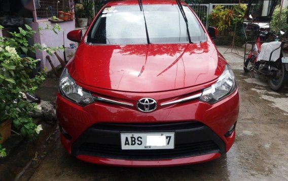 Red Toyota Vios 2016 for sale in Automatic-2