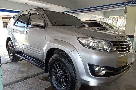 Silver Toyota Fortuner 2015 for sale in Batangas