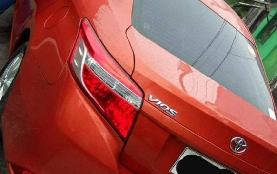 Orange Toyota Vios 2016 for sale in Manual-2