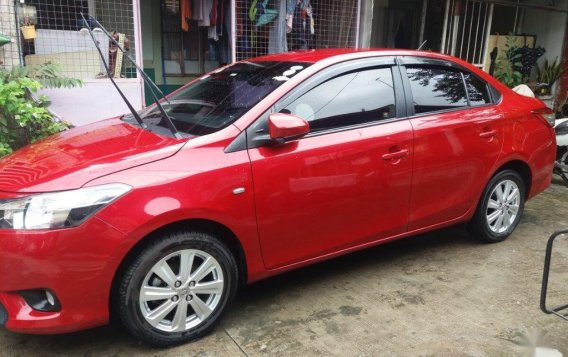 Red Toyota Vios 2016 for sale in Automatic