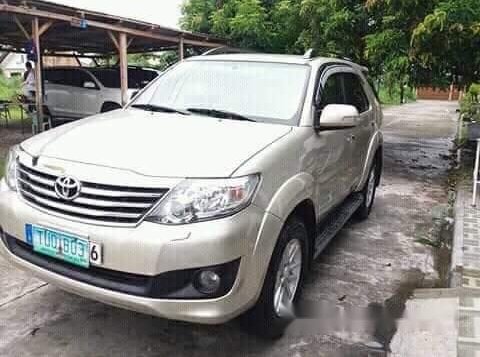 Beige Toyota Fortuner 2012 for sale in Guagua