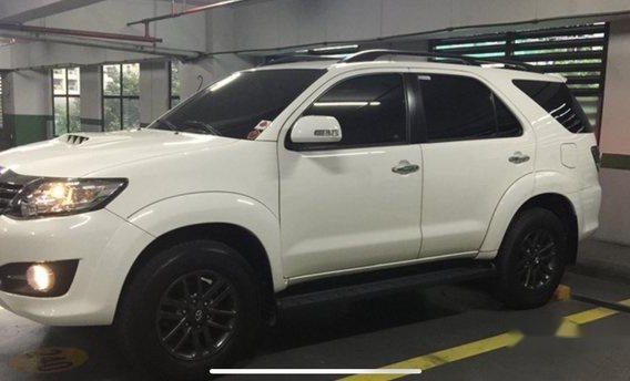 White Toyota Fortuner 2015 Automatic for sale -1