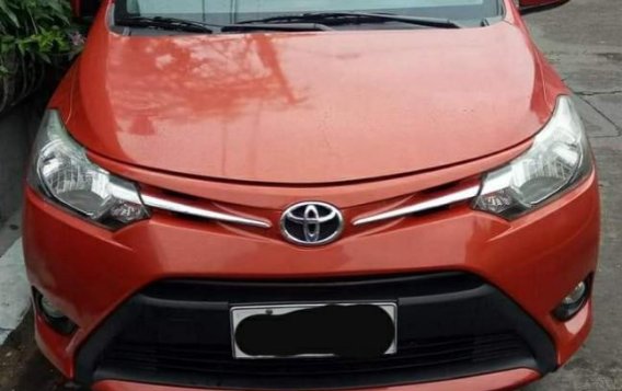 Orange Toyota Vios 2016 for sale in Manual-1