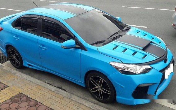 Blue Toyota Vios 2014 at 32000 km for sale-2