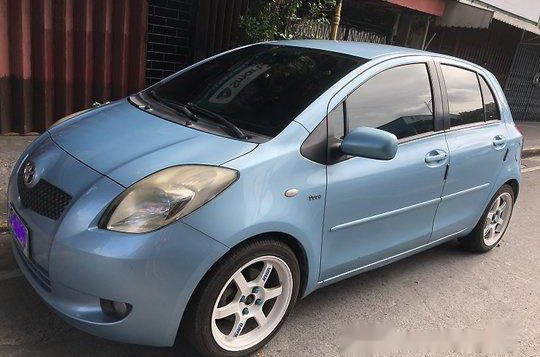 Blue Toyota Yaris 2008 Manual for sale 
