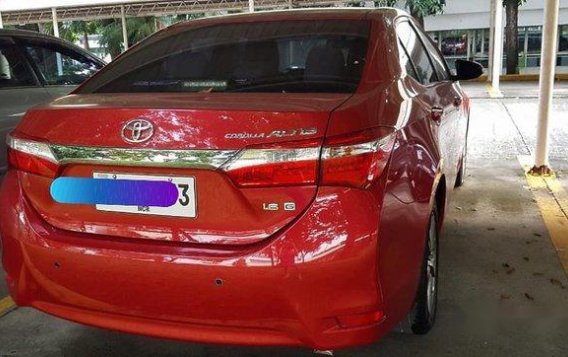 Red Toyota Corolla Altis 2014 at 60000 km for sale-1