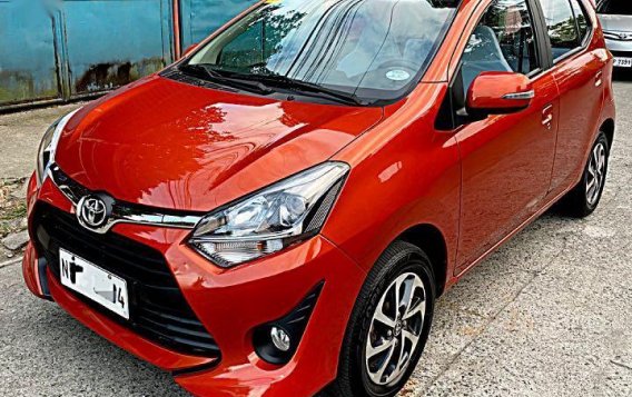 Selling Orange Toyota Wigo 2018 in Quezon City-1