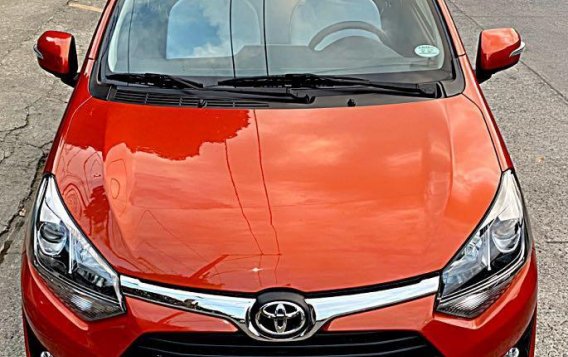 Selling Orange Toyota Wigo 2018 in Quezon City