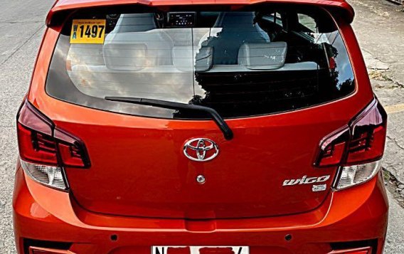 Selling Orange Toyota Wigo 2018 in Quezon City-4