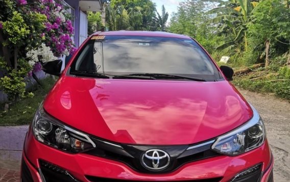 Red Toyota Vios 2018 for sale in Manila-1