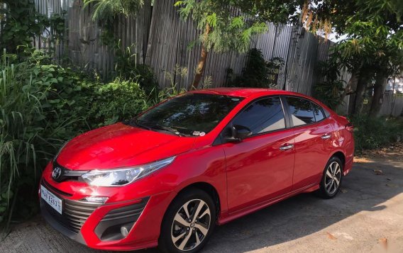 Red Toyota Vios 2019 for sale in Manila-1