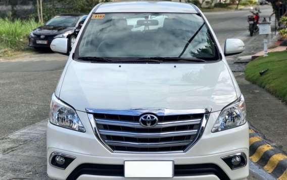 Pearl White Toyota Innova 2016 for sale in Muntinlupa