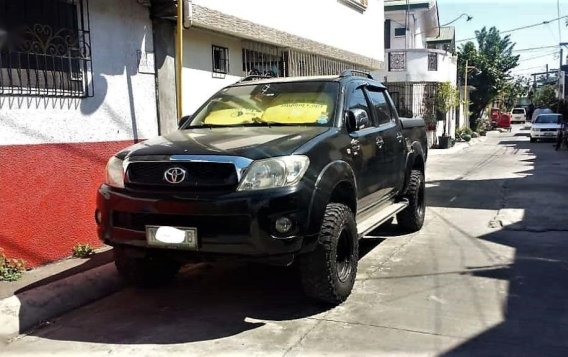 Black Toyota Hilux 2009 for sale in Manual