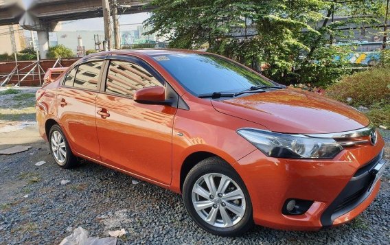 Orange Toyota Vios 2016 for sale in Quezon City