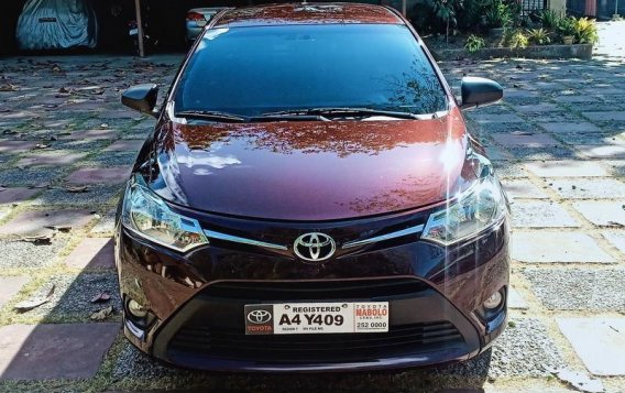 Red Toyota Vios 2018 for sale in Automatic-7