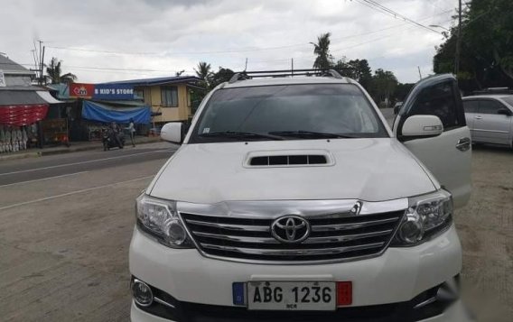 White Toyota Fortuner 2015 for sale in Manual-5