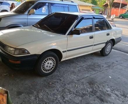 White Toyota Corolla 1990 For Sale In Manual