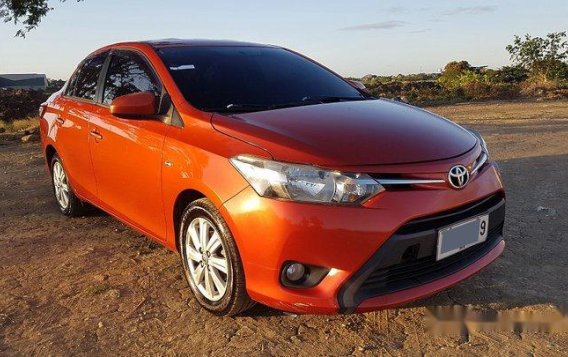 Orange Toyota Vios 2015 for sale in Manila-4