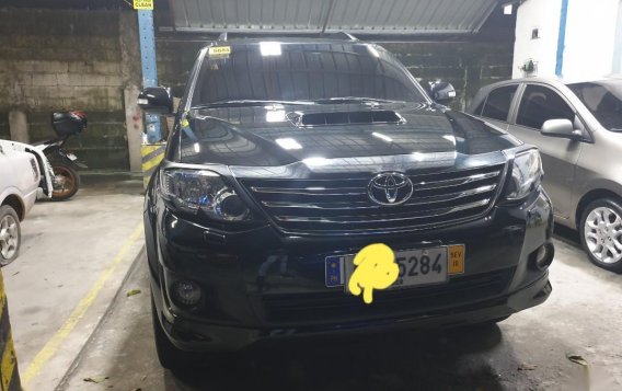 Black Toyota Fortuner 2014 for sale in Automatic