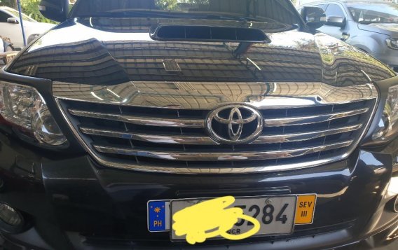 Black Toyota Fortuner 2014 for sale in Automatic-1