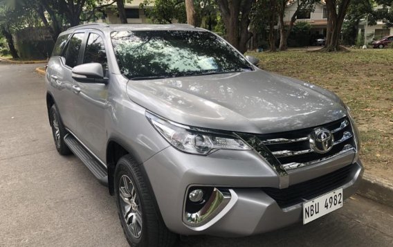 Silver Toyota Fortuner 2017 for sale in Automatic