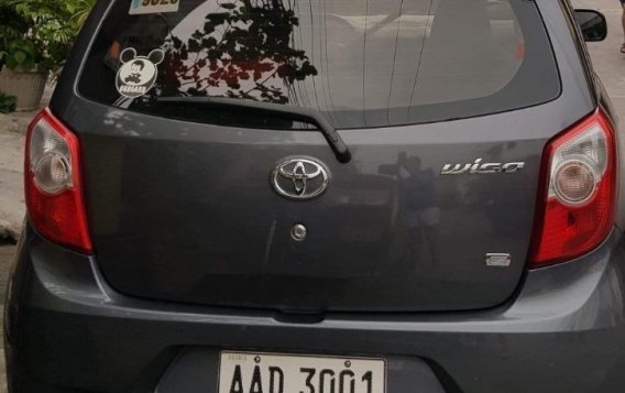 Selling Grey Toyota Wigo 2014 in Las Pinas-2