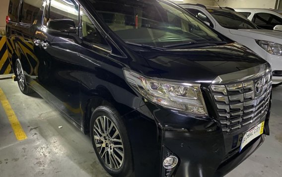 Black Toyota Alphard 2015 for sale in Automatic-3