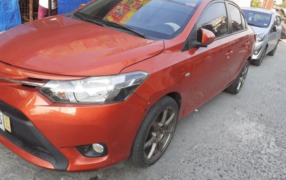 Selling Orange Toyota Vios 2015 in Caloocan-1