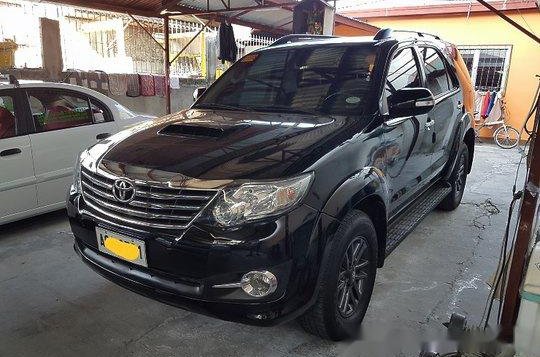 Black Toyota Fortuner 2014 Automatic for sale -1