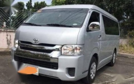 Silver Toyota Hiace 2017 for sale in Manila 