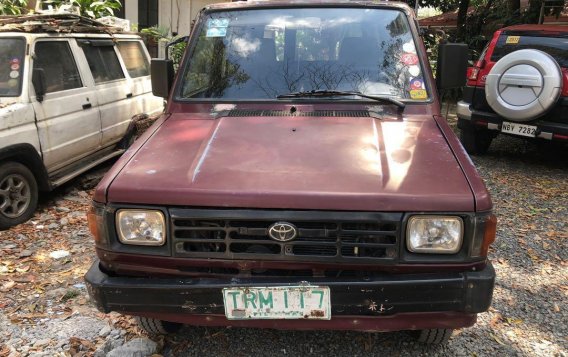 Red Toyota tamaraw 1994 for sale in Quezon City-6