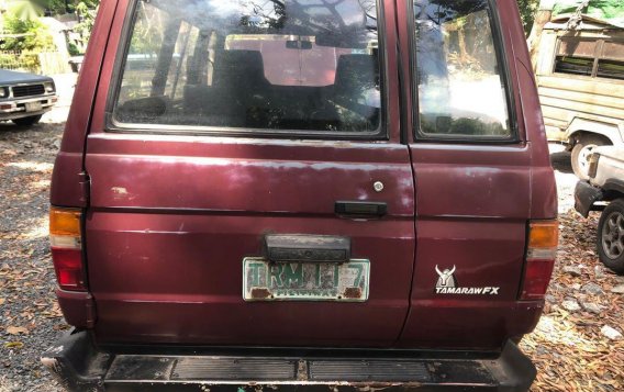 Red Toyota tamaraw 1994 for sale in Quezon City