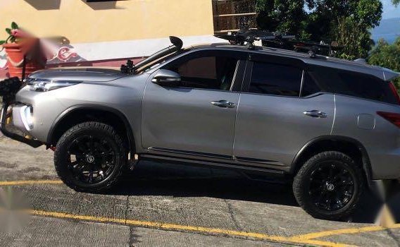 Grey Toyota Fortuner 2017 for sale in Caloocan City