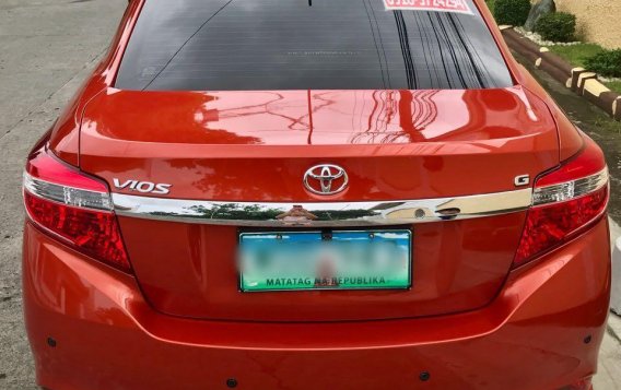 Selling Orange Toyota Vios 2014 in Las Piñas-5