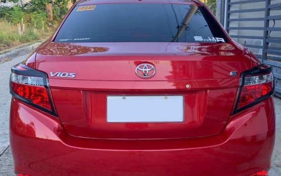 Red Toyota Vios 2018 for sale in Davao City