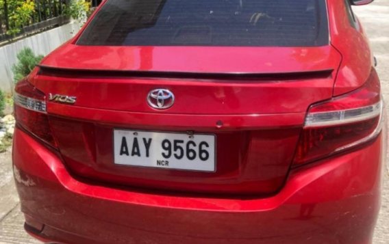 Red Toyota Vios 2014 for sale in Mabalacat-3
