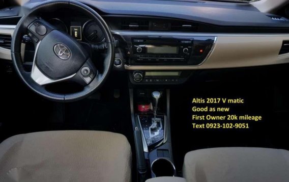 Black Toyota Altis 2017 for sale in Davao-3