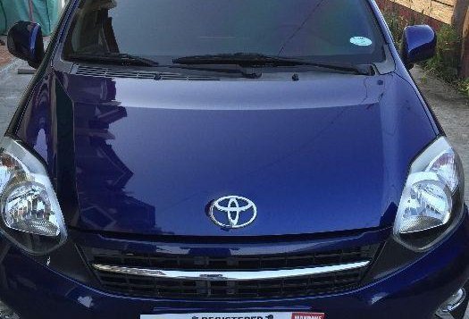 Blue Toyota Wigo 2017 for sale in Manila