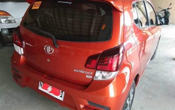 Orange Toyota Wigo 2019 for sale in Magalang -2