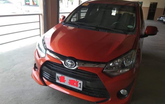 Orange Toyota Wigo 2019 for sale in Magalang 