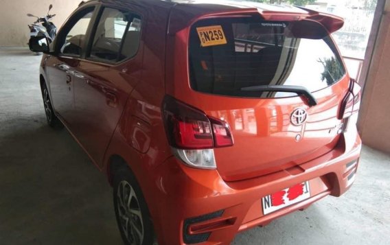 Orange Toyota Wigo 2019 for sale in Magalang -1