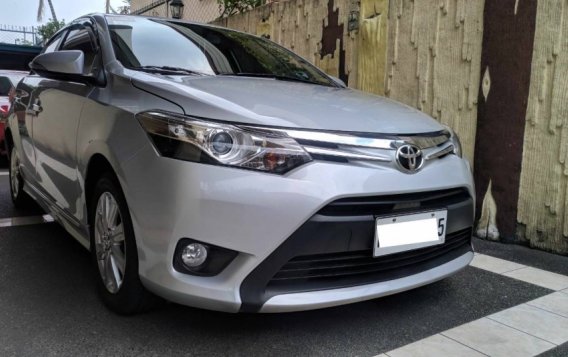 Selling Silver Toyota Vios 2016 Sedan Automatic in Quezon City-1